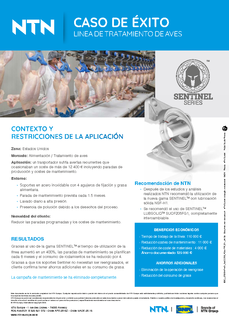 Capa Caso de Sucesso em Produção Avícola - SENTINEL